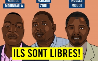 Niger. La libération de trois activistes doit aboutir à l’abandon de toutes les charges contre eux